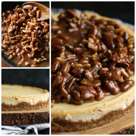 Pecan Pie Cheesecake - Two Classic and Easy Recipes In One!