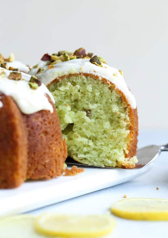 Pistachio Lemon Bundt Cake - An Easy Pistachio Cake Recipe