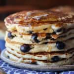 Homemade Blueberry Pancakes