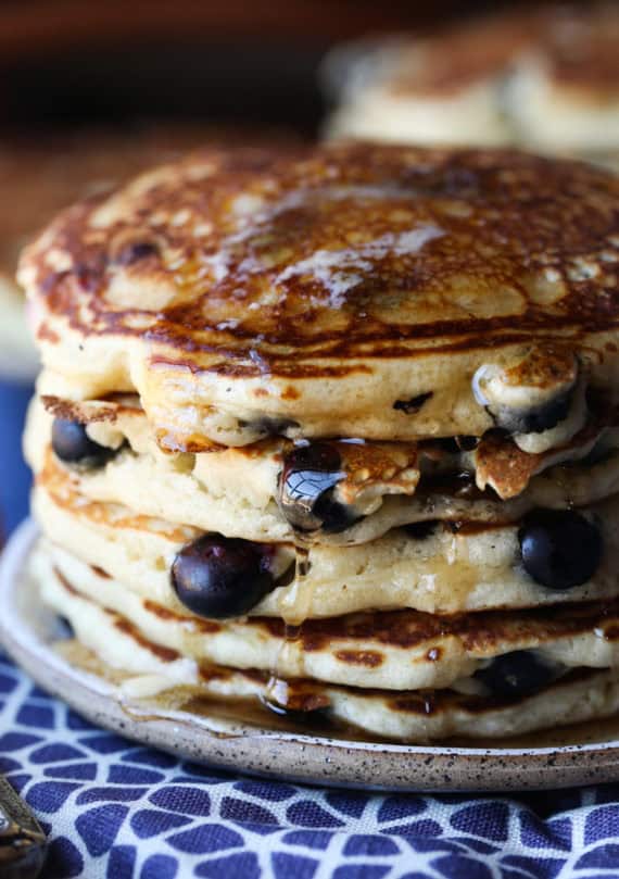 Blueberry Pancakes Recipe Easy and Fluffy Blueberry Pancakes