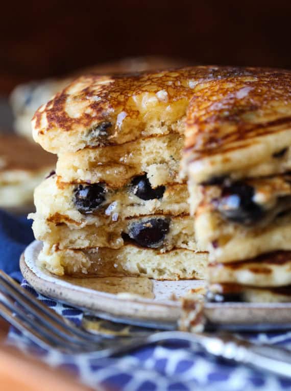 How To Make Blueberry Pancakes from scratch