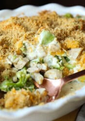 This Easy Chicken Divan recipe is a classic chicken casserole