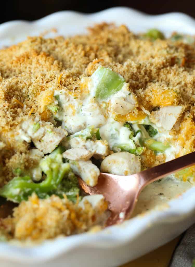 This Easy Chicken Divan recipe is a classic chicken casserole