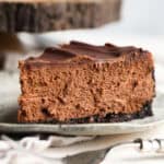 Chocolate Cheesecake is a chocolate version of my perfect cheesecake recipe