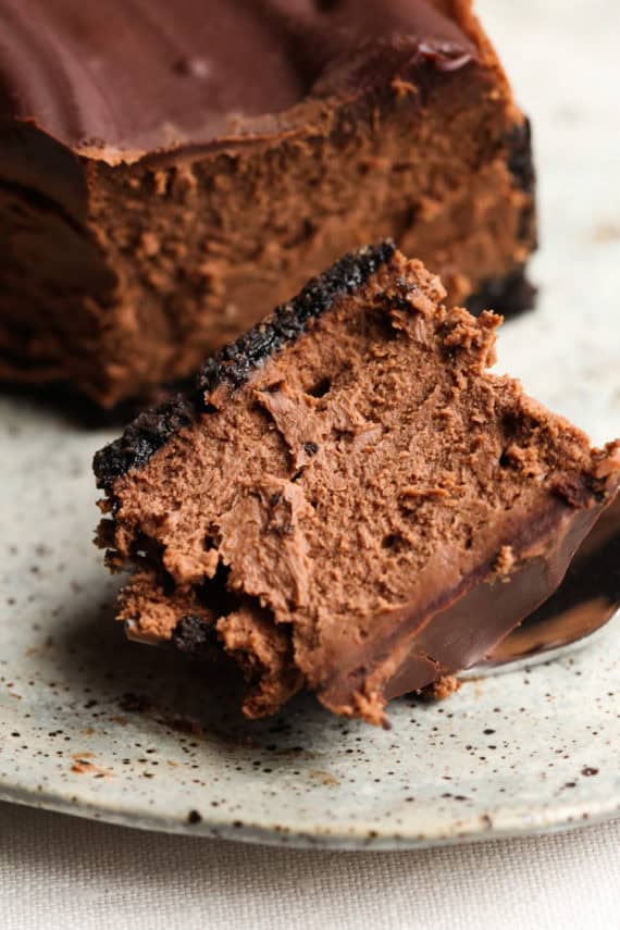 Chocolate Cheesecake is creamy, rich, and delicious