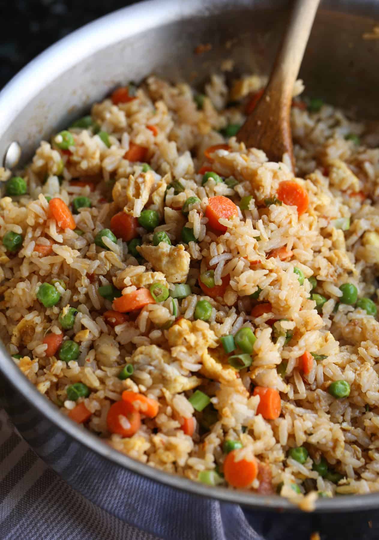 This Easy Fried Rice can be made in 20 minutes or less!