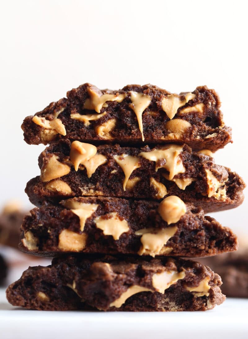 chocolate peanut butter chip cookies