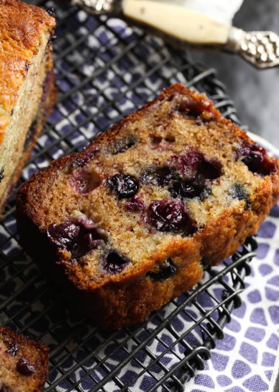 Blueberry Banana Bread is a twist on my favorite banana bread recipe!