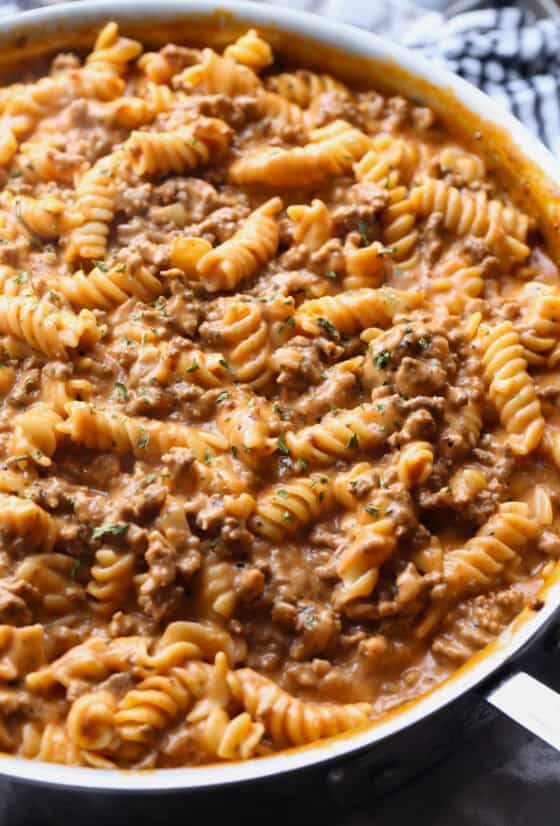 Creamy Beef Pasta Recipe