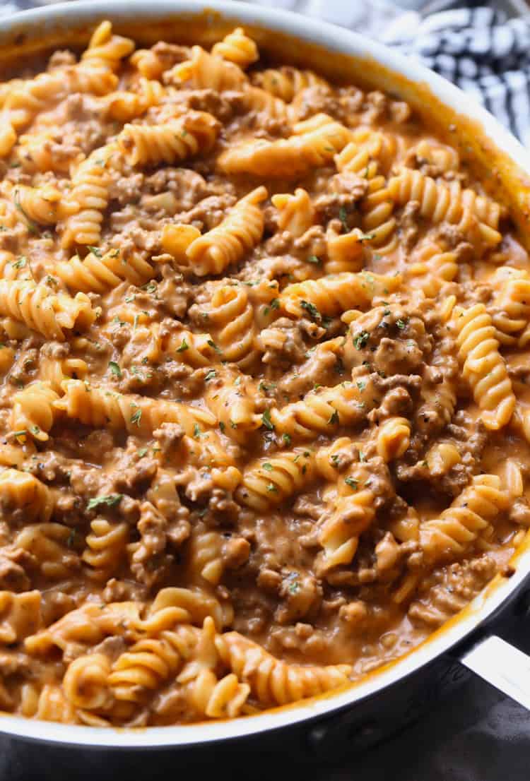 Creamy Beef Pasta Recipe An Easy Weeknight Pasta Recipe