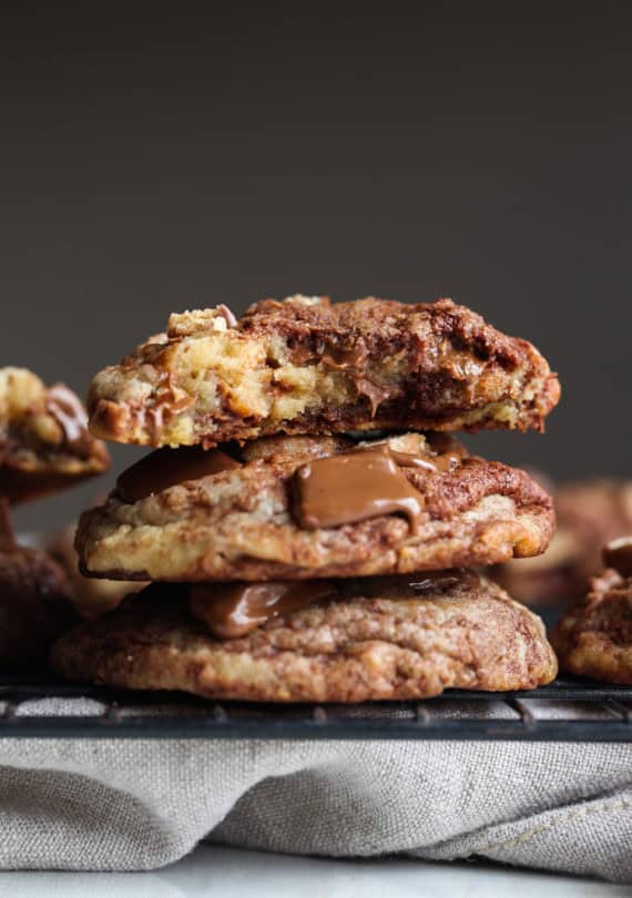 Thick and chewy Kit Kat Cookies recipe