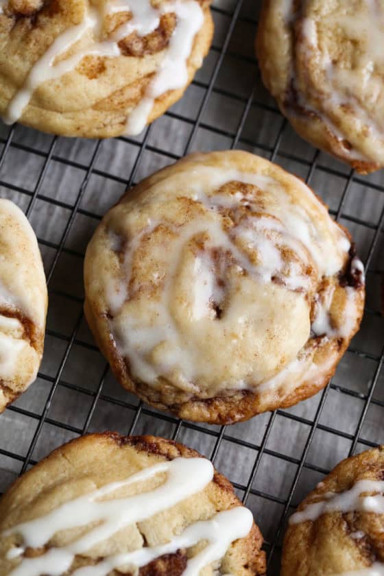 Cinnamon Roll Cookies Recipe - Cookies and Cups