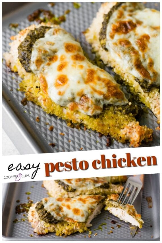 Pesto Chicken Pinterest Image