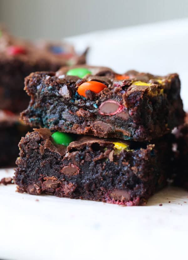 m&m’s brownies