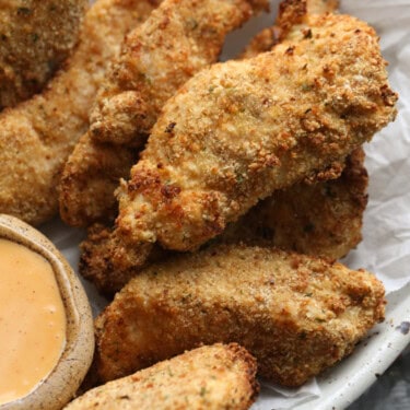 Crispy Air Fryer Chicken Tenders - Cookies and Cups