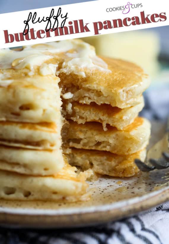 Fluffy Buttermilk Pancakes | An Easy Pancake Recipe ...