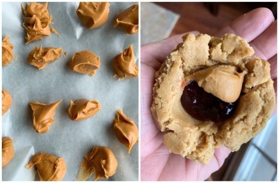 How To Make Peanut Butter and Jelly Cookies