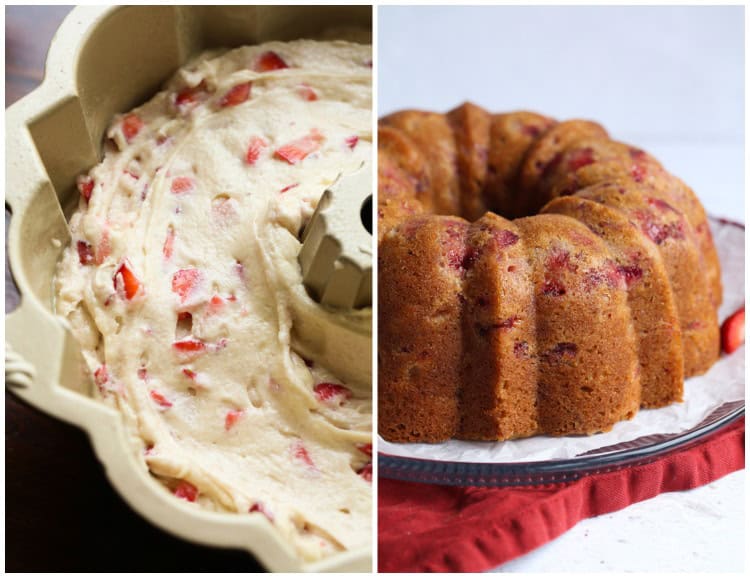 How To Make Strawberry Pound Cake