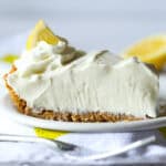 Lemonade Pie is a creamy, tart pie recipe perfect for summer!