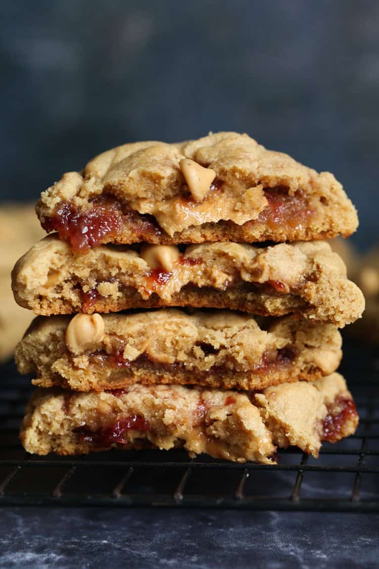 Peanut Butter And Jelly Cookies Cookies And Cups