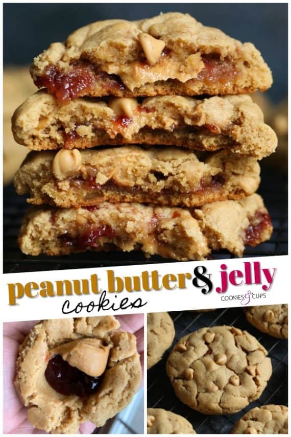 Peanut Butter and Jelly Cookies