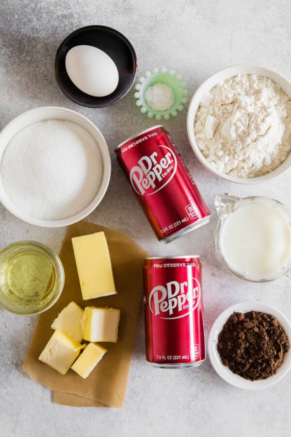 Dr Pepper Cake An EASY Chocolate Cake Recipe Cookies and Cups