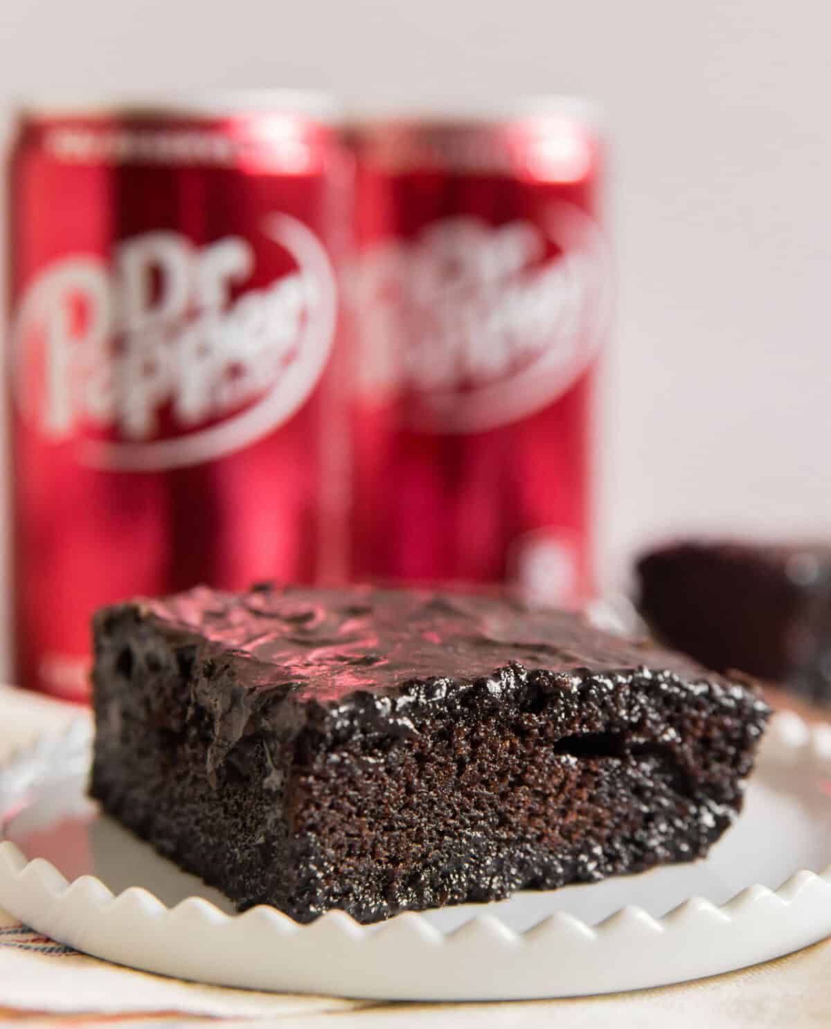 Dr Pepper Cake - An EASY Chocolate Cake Recipe | Cookies and Cups