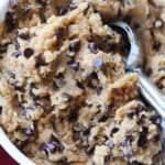 Egg free edible cookie dough recipe