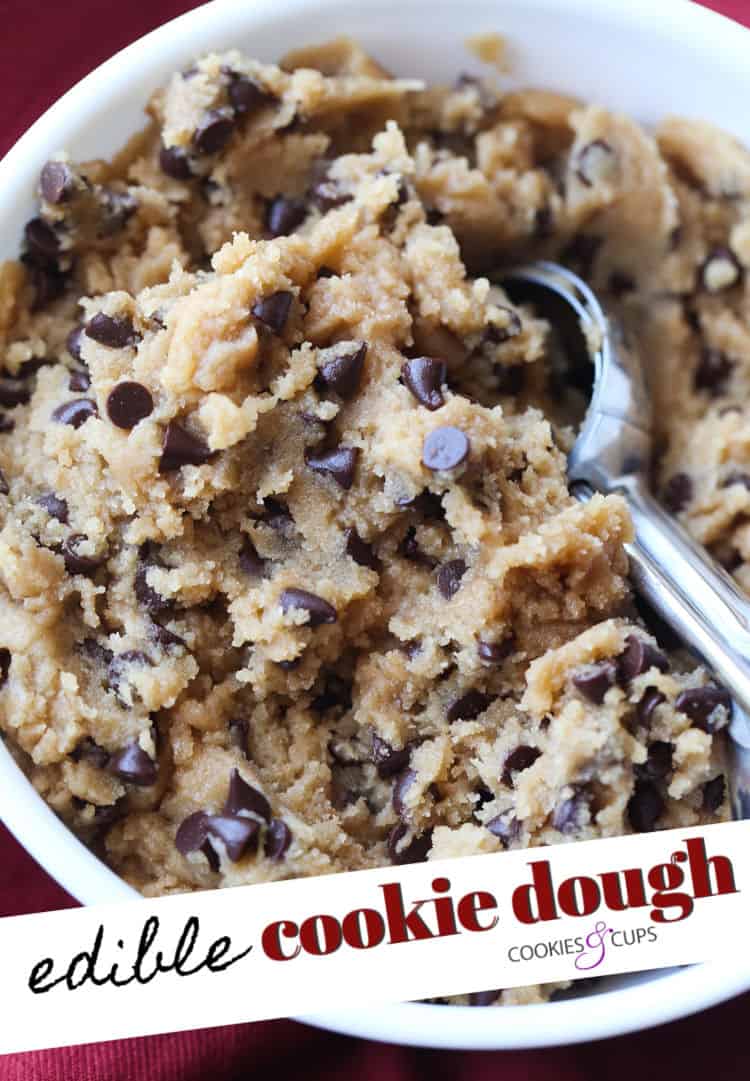 healthy edible cookie dough recipe