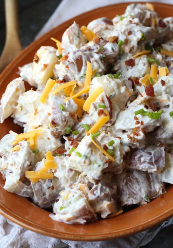 Easy Loaded Baked Potato Salad Recipe