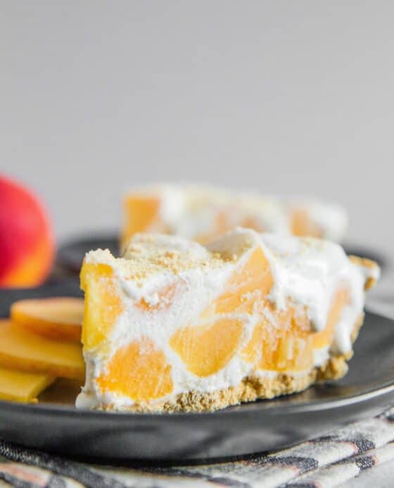 Icebox Peach Pie