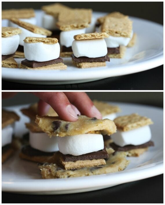 How To Make Smores Stuffed Cookies