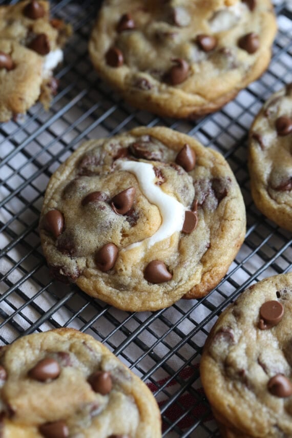 Smores Stuffed Chocolate Chip Cookie Recipe