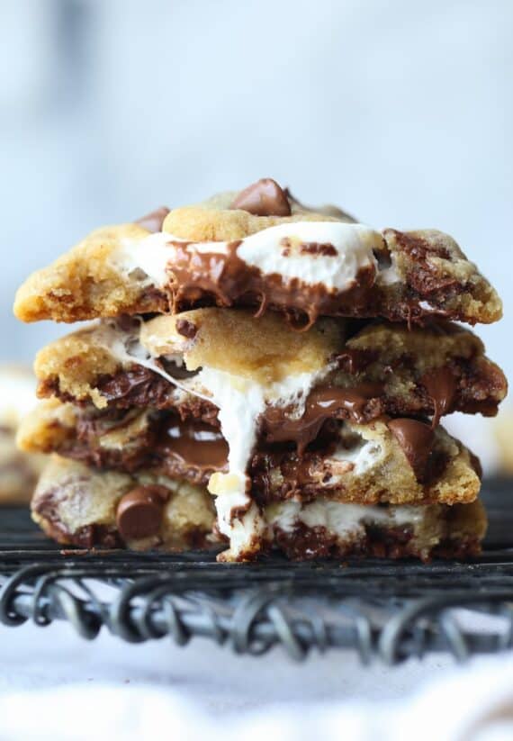 Smores Stuffed Cookie Recipe