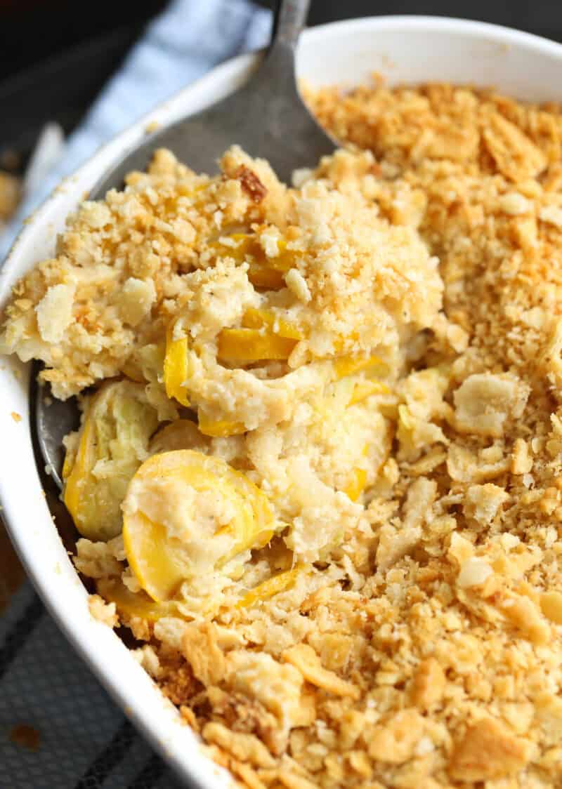 Squash Casserole An Easy Summer Side Dish Cookies And Cups