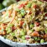 Thai Quinoa Crunch Salad is a protein packed quinoa salad recipe