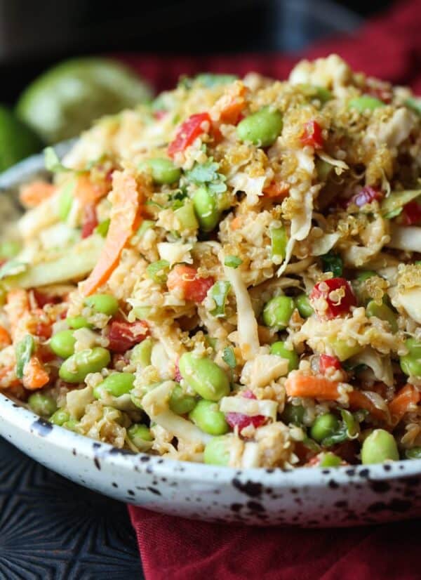 thai quinoa crunch salad
