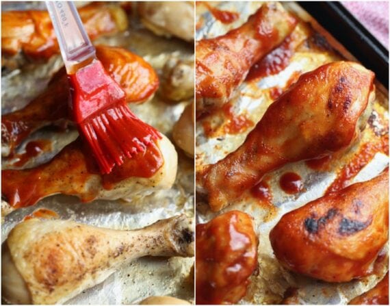 How To Make Baked BBQ Chicken Legs