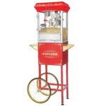 Great Northern Popcorn Red Foundation Popcorn Popper Machine Cart