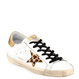 Golden Goose Superstar Leopard-Star Sneakers