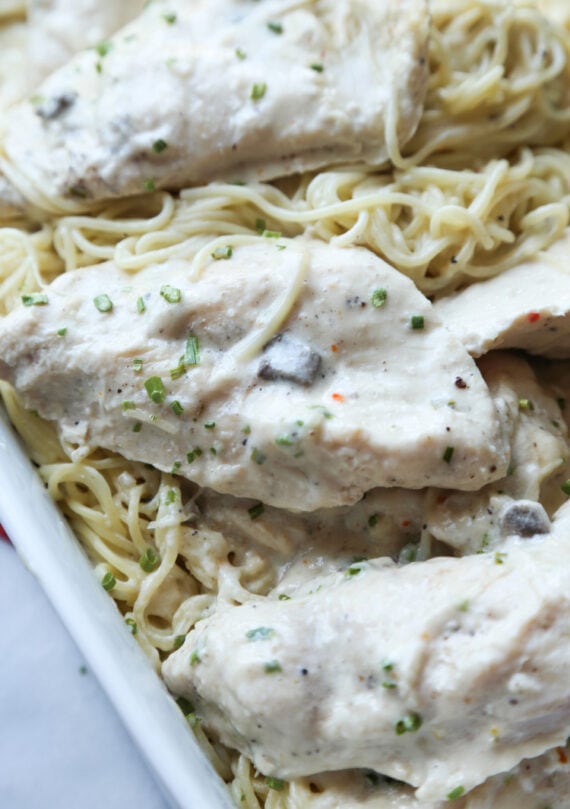 Creamy Angel Chicken is an easy weeknight dinner idea