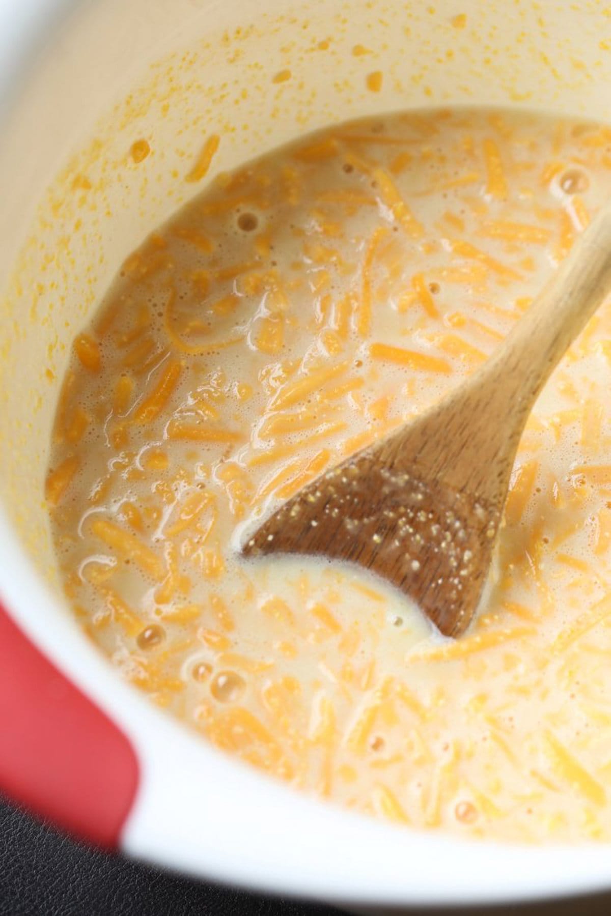 Corndog mix in bowl