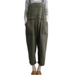 Gihuo Women's Casual Baggy Overalls Jumpsuit with Pockets