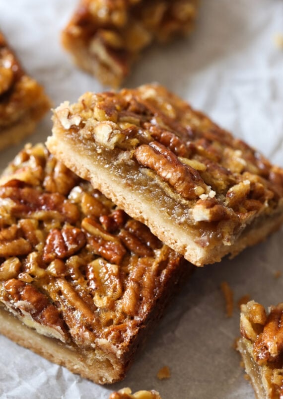 Easy Pecan Pie Bars Recipe | Pecan Pie You Can Eat With Your Hands!