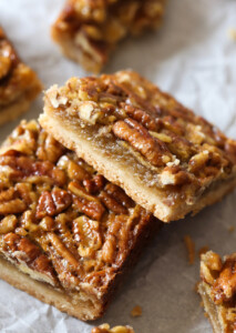 Easy Pecan Pie Bars Recipe | Cookies and Cups