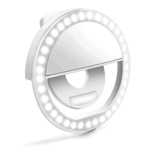 Selfie Ring Light, Enlody Dimmable Clip Ring Lighting