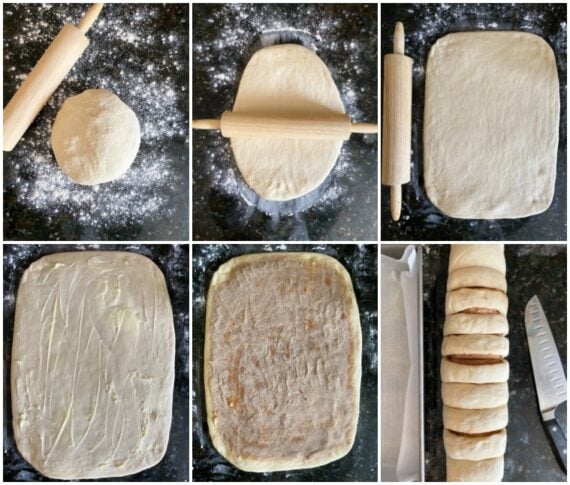 How To Roll out yeasted dough for cinnamon rolls