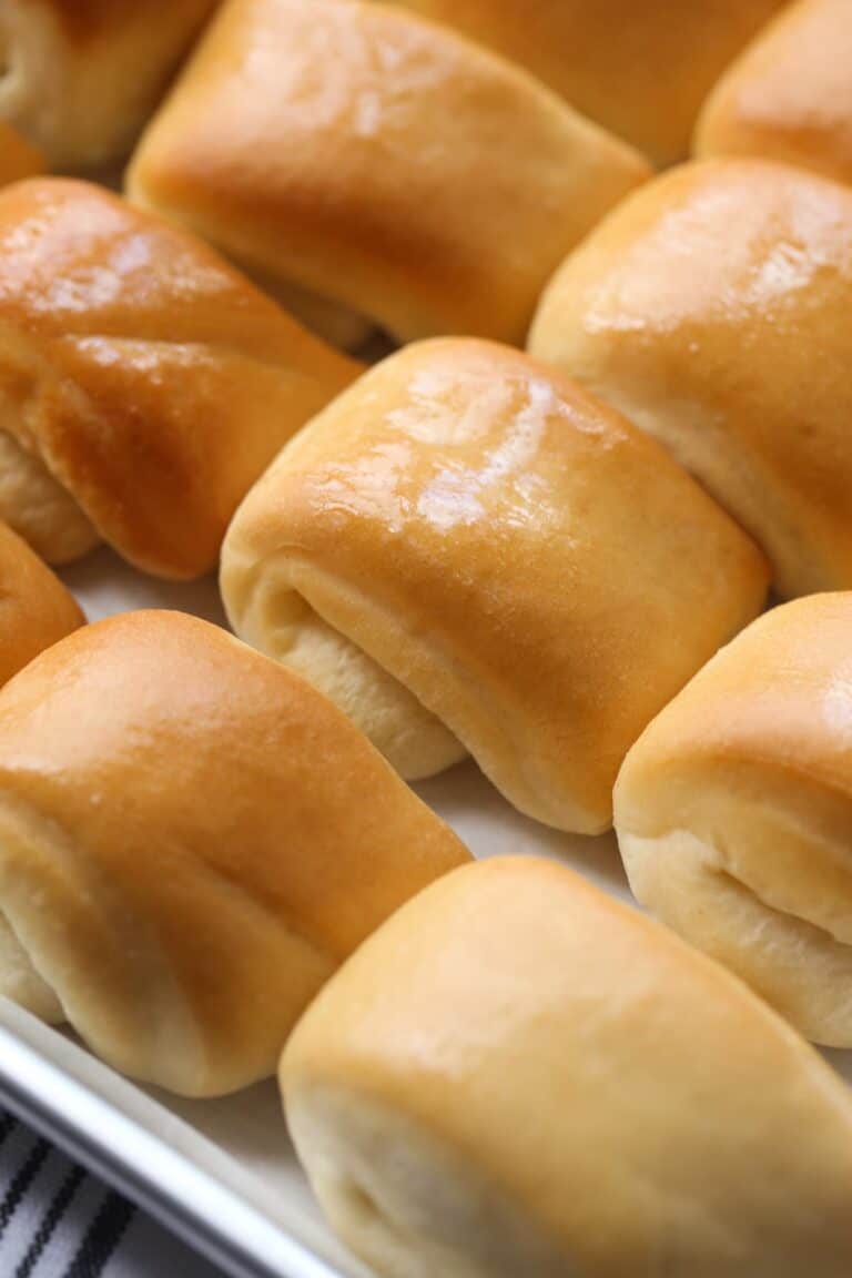 Homemade Parker House Dinner Rolls | Easy Dinner Rolls Recipe