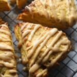 Pumpkin Scones with Brown Sugar Icing