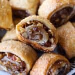 Easy Rugelach Recipe filled with nuts and fruit